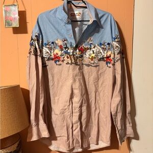 Looney tunes western shirt
